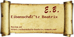Eibenschütz Beatrix névjegykártya